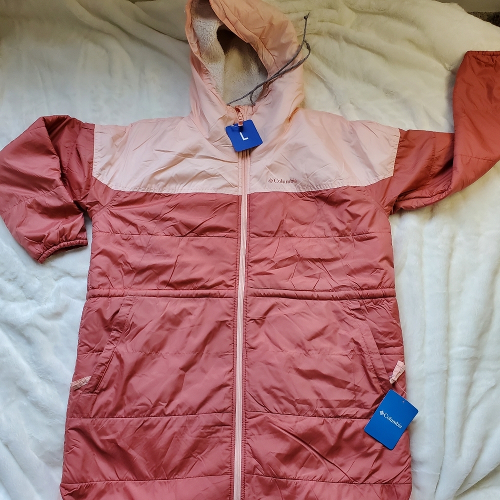 Columbia Grand‎ Trek II Omni-Heat Infinity Hooded Jacket Light Pink Women